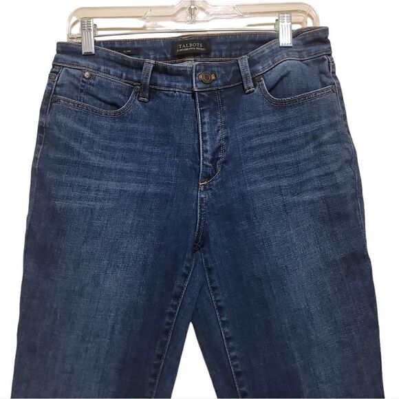 Talbots Womens Blue Denim Flare Jeans Sz 6 - Picture 3 of 7